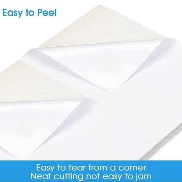 50 Shipping Labels | Inkjet/Laser Printer | 8.5” x 5.5” | Strong Adhesive - Picture 3 of 5